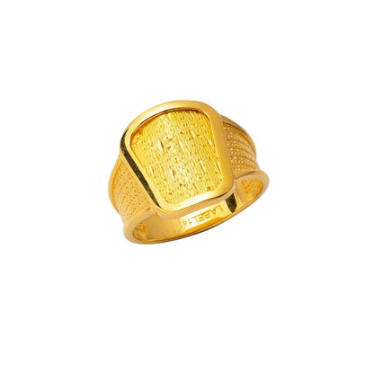 22K Yellow Gold Caucasian Mesh Ring