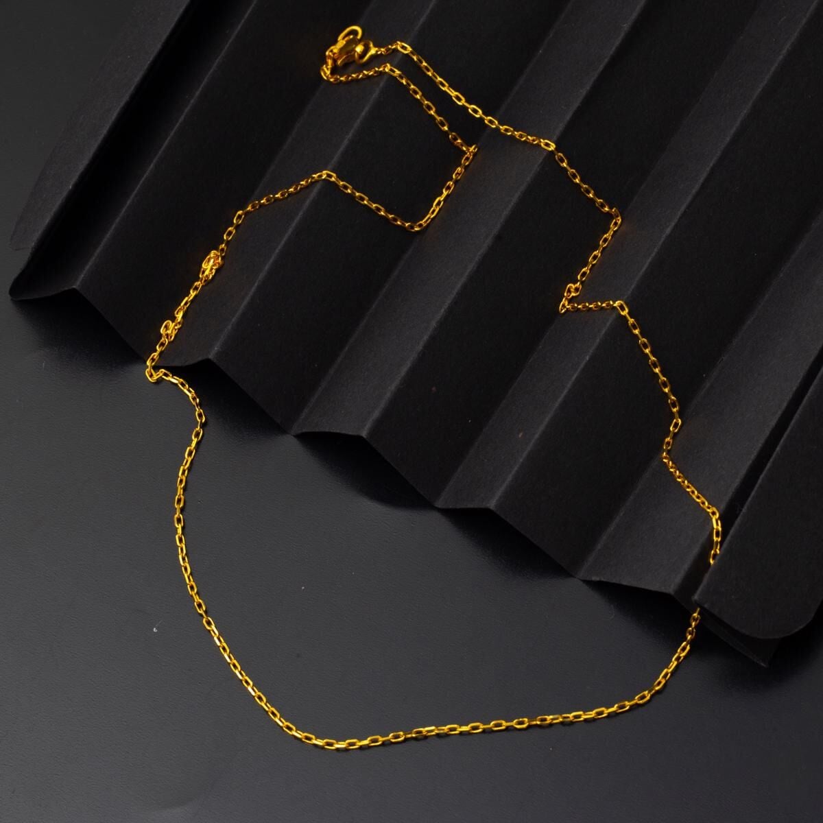 14K Yellow Gold Classic Chain 45 cm