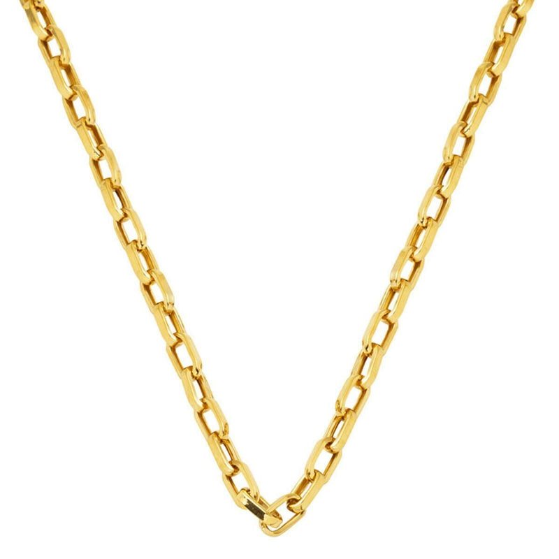 14K Yellow Gold Classic Chain 55 cm