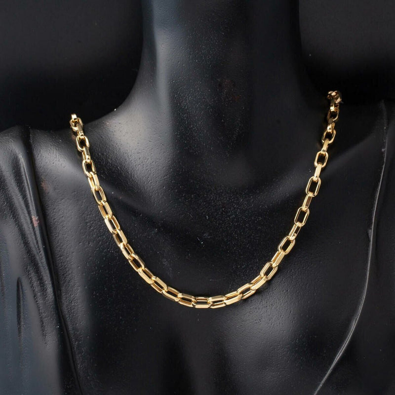 14K Yellow Gold Classic Chain 55 cm