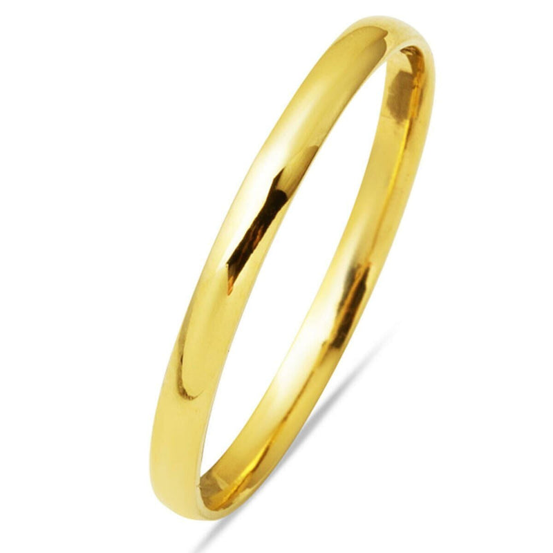 14K Yellow Gold Classic Thin Women's Wedding Band 2 mm
