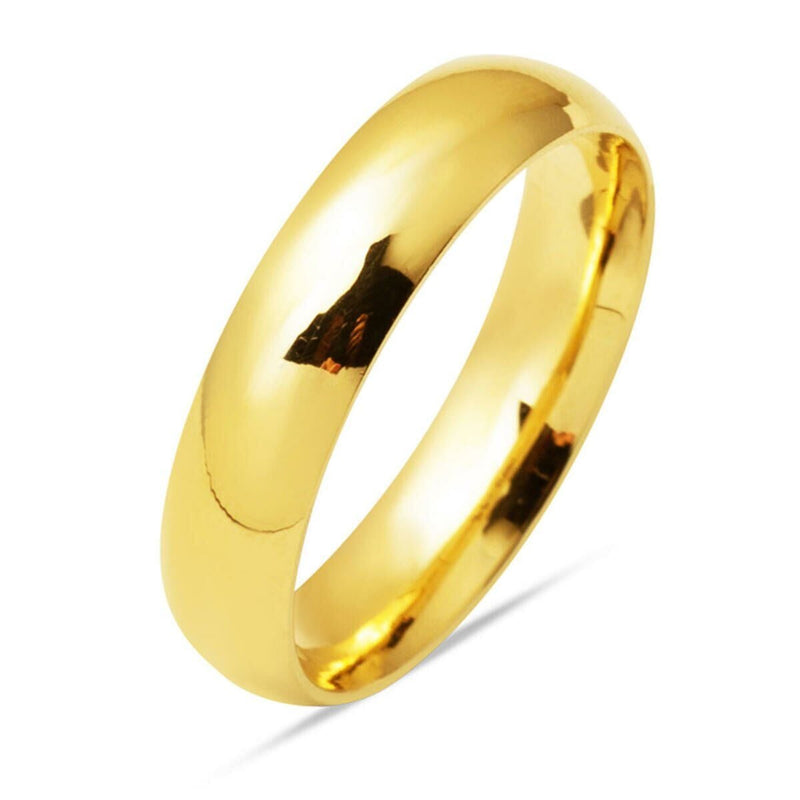 14K Yellow Gold Classic Women's 5 mm Wedding Band