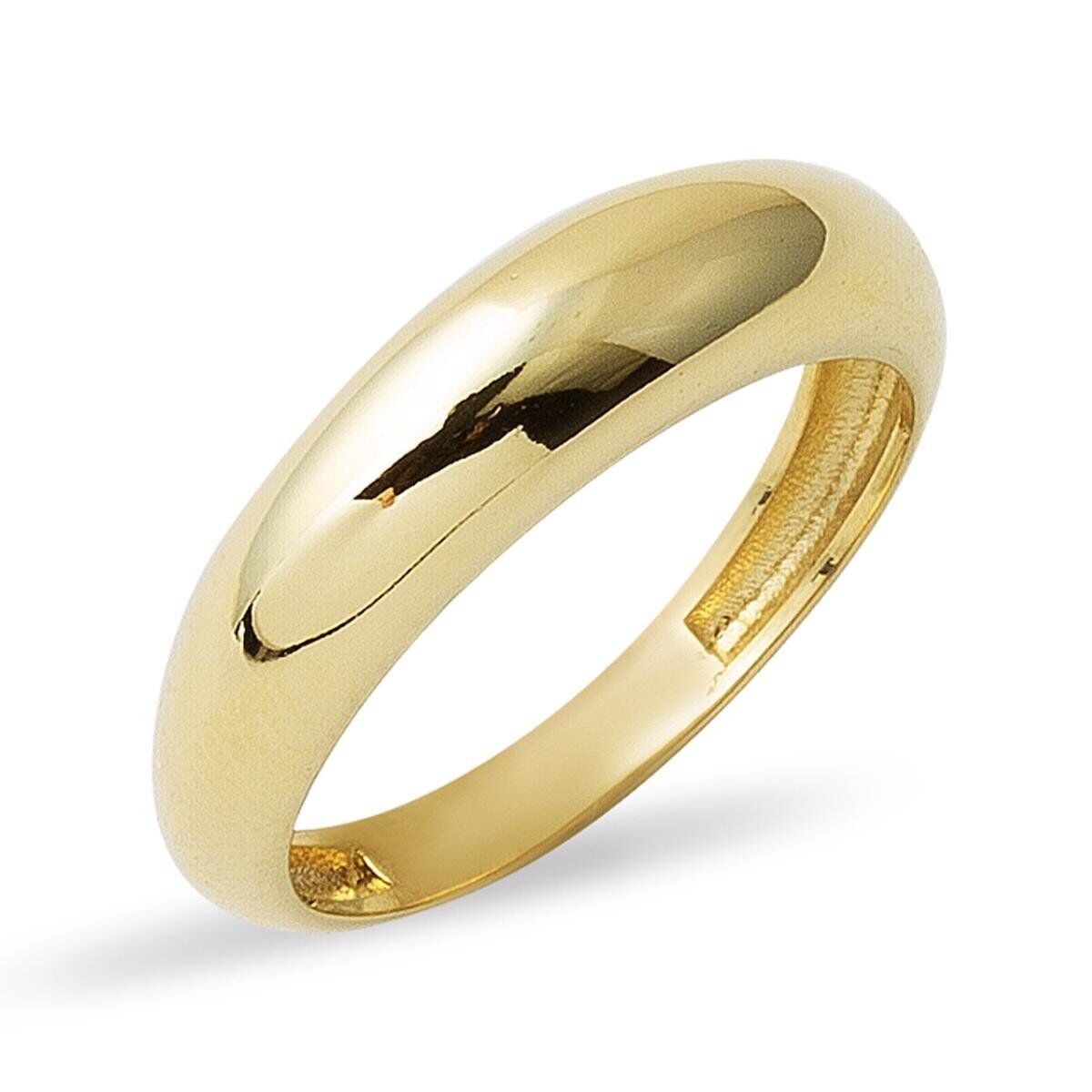 14K Yellow Gold Classic Pinky Ring
