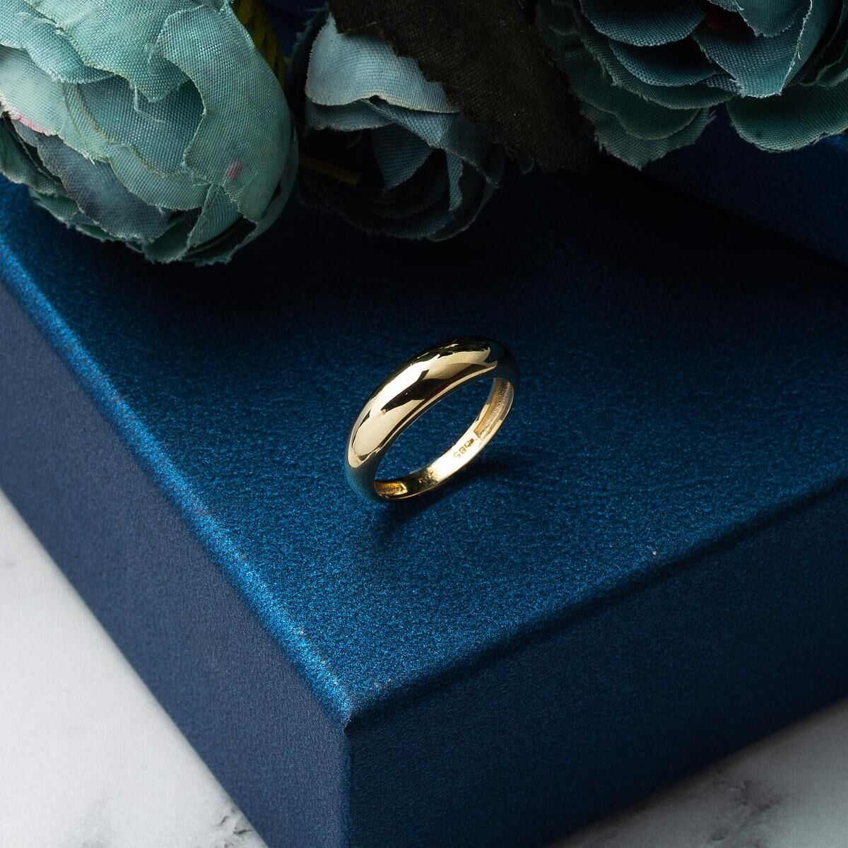 14K Yellow Gold Classic Pinky Ring