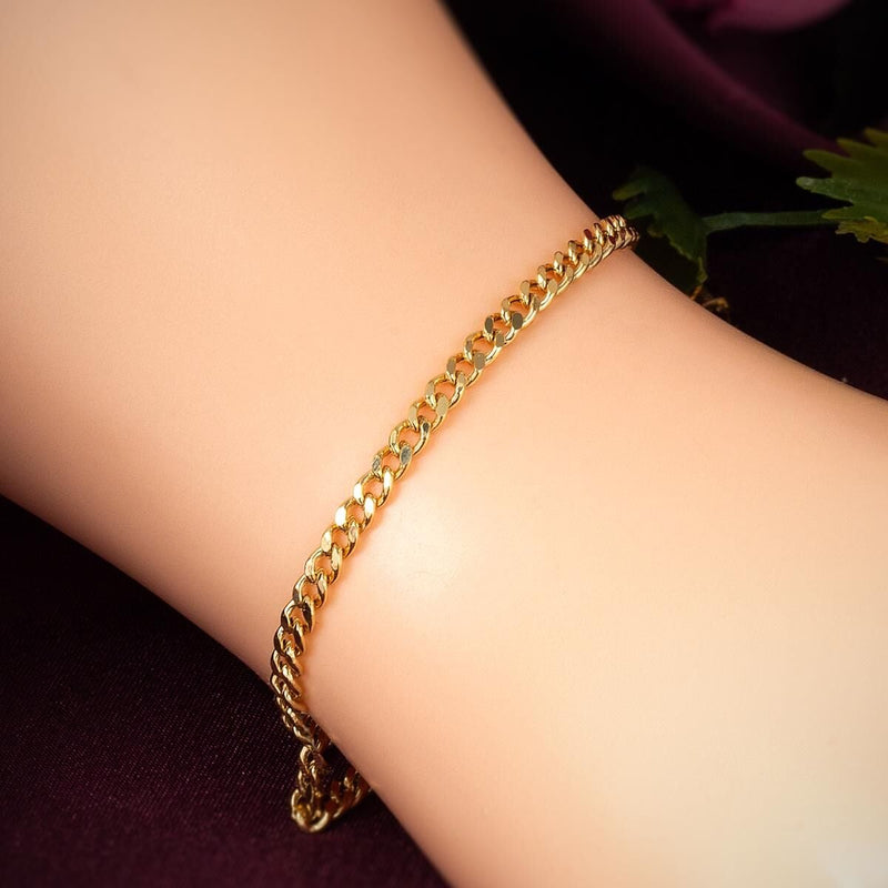 14K Yellow Gold Classic Chain Bracelet (3.13 g)