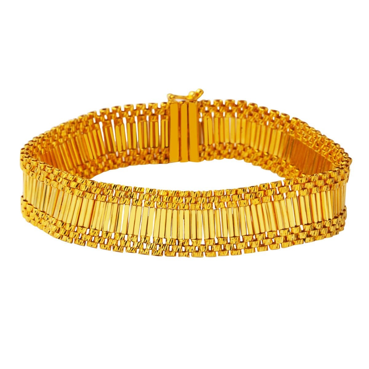 14K Yellow Gold Cleopatra Bracelet