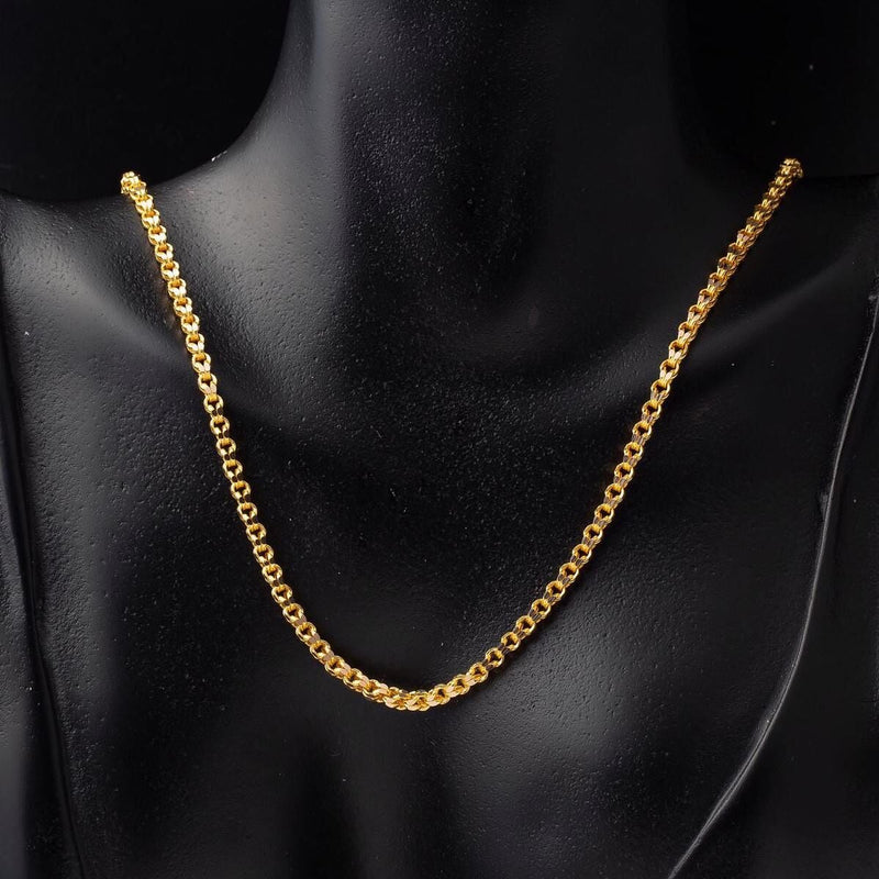 22K Yellow Gold Pocket Watch Chain