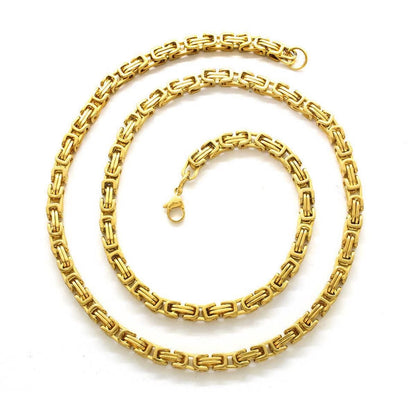 14K Yellow Gold King Chain 60 cm