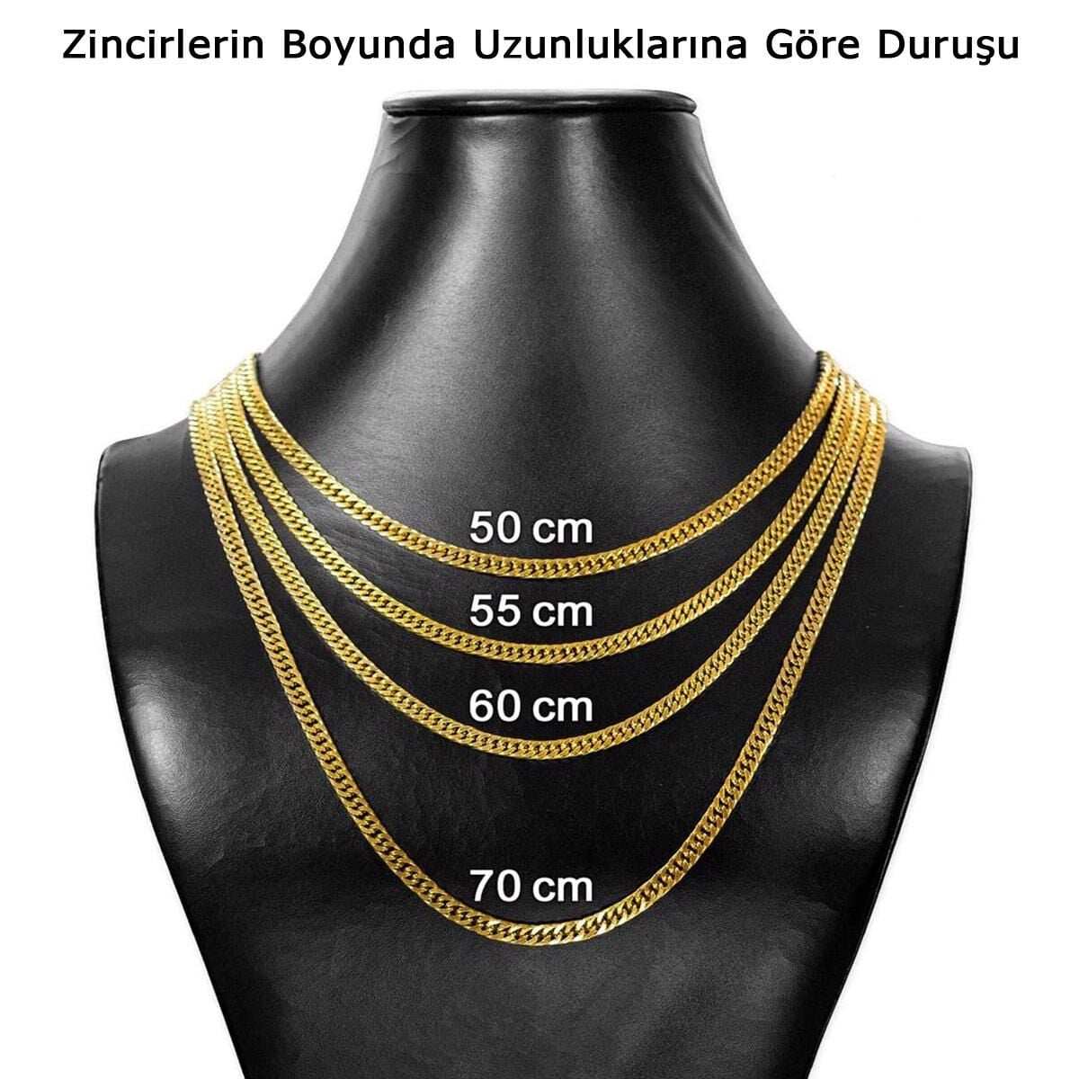 14K Yellow Gold King Chain 60 cm