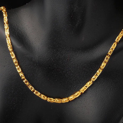 22K Yellow Gold King Chain 55 cm