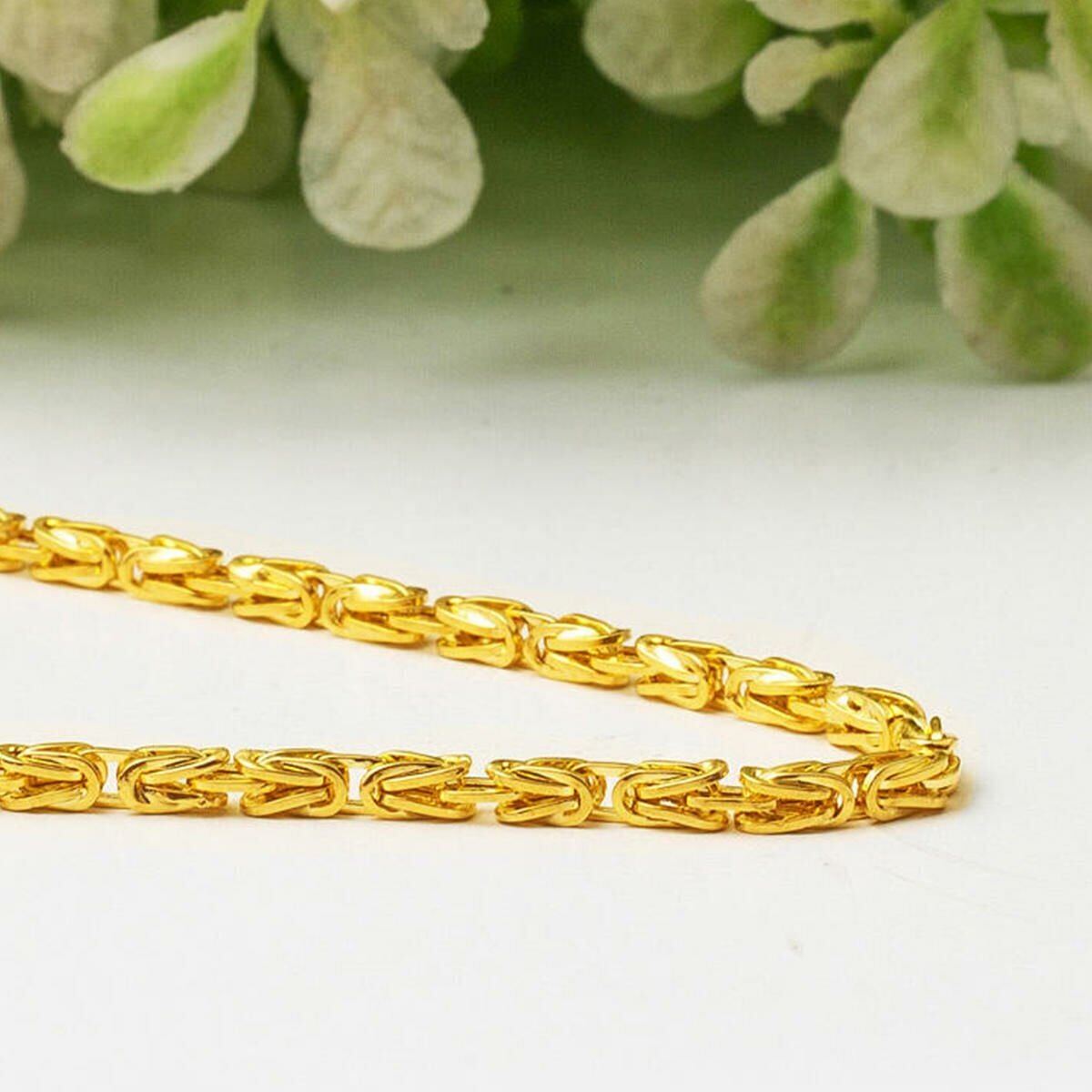 22K Yellow Gold King Chain 55 cm