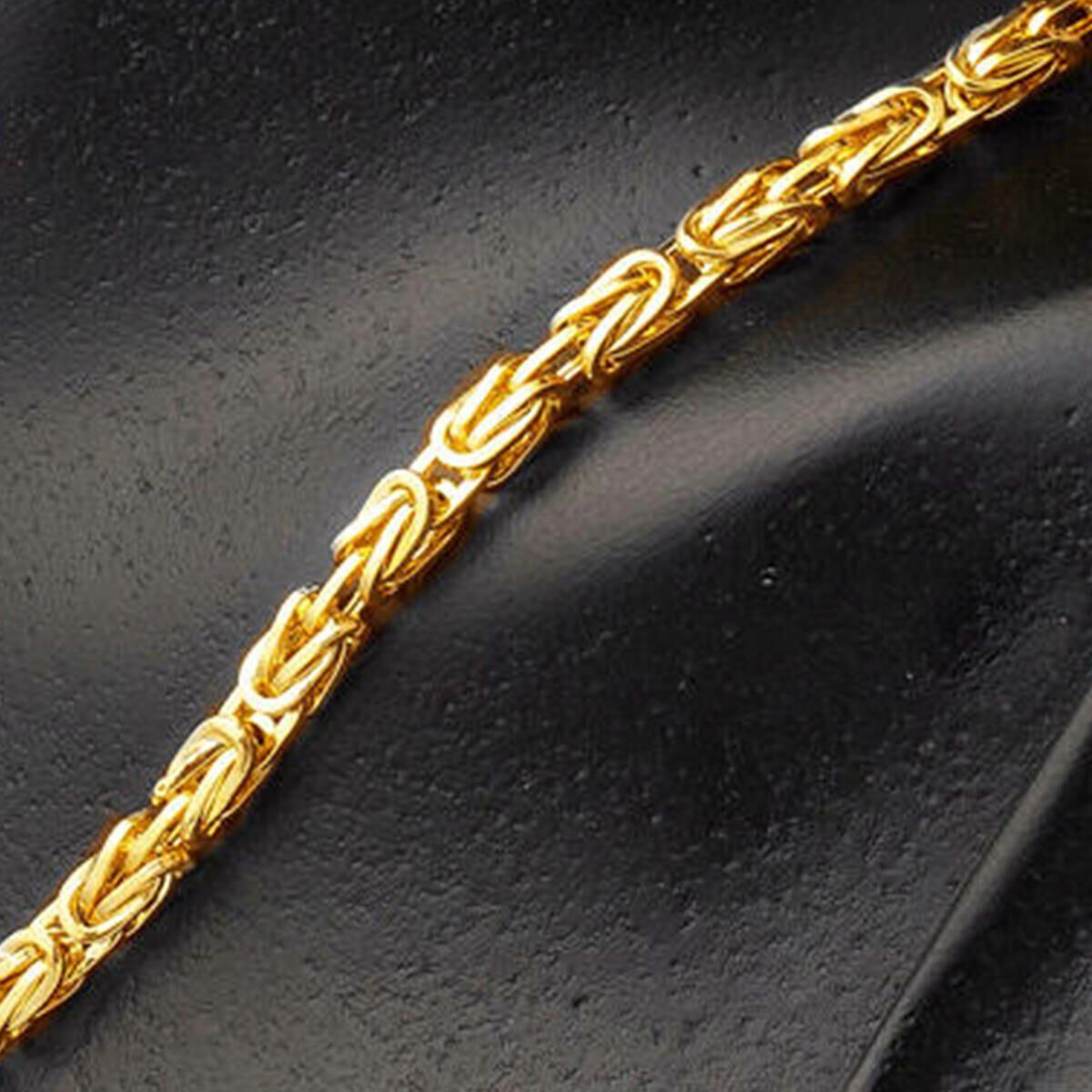 22K Yellow Gold King Chain 55 cm