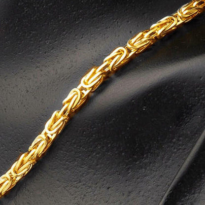22K Yellow Gold King Chain 55 cm