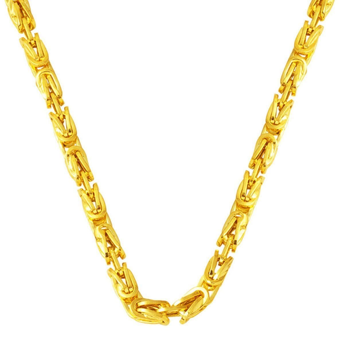 22K Yellow Gold King Chain 55 cm