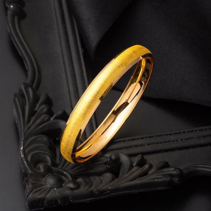 22K Yellow Gold Sand Setina Bangle