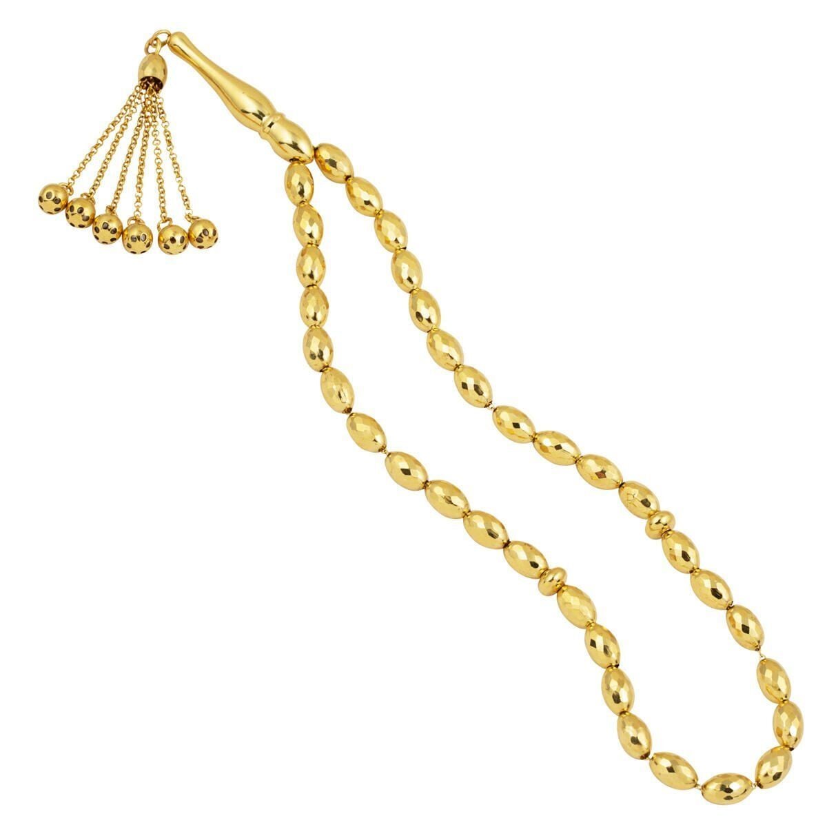 14K Yellow Gold Laz Ziya Prayer Beads