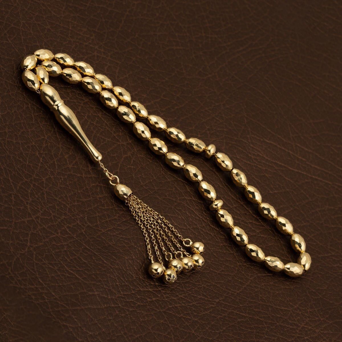 14K Yellow Gold Laz Ziya Prayer Beads