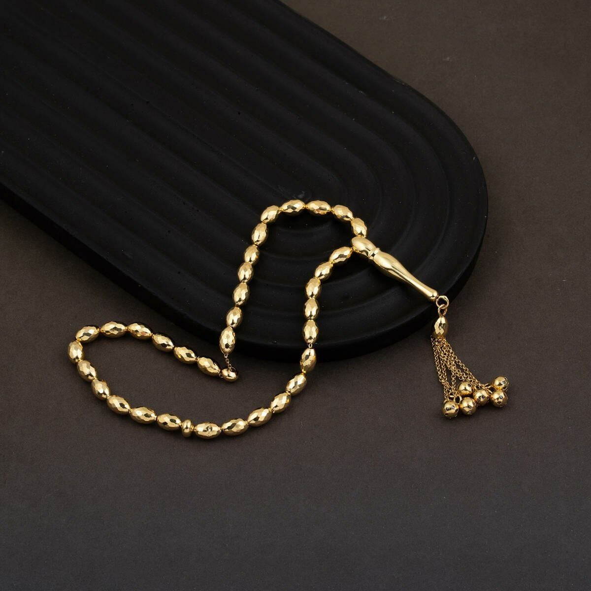 14K Yellow Gold Laz Ziya Prayer Beads