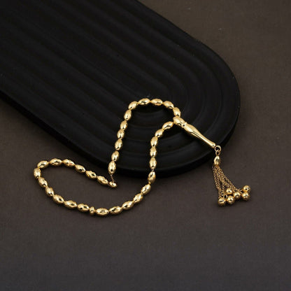 14K Yellow Gold Laz Ziya Prayer Beads