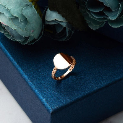 14K Rose Gold Leonita Pinky Ring