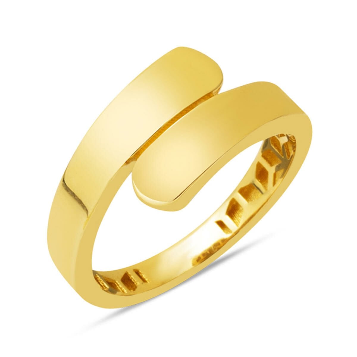 14K Yellow Gold Line Ring (2.27 g)