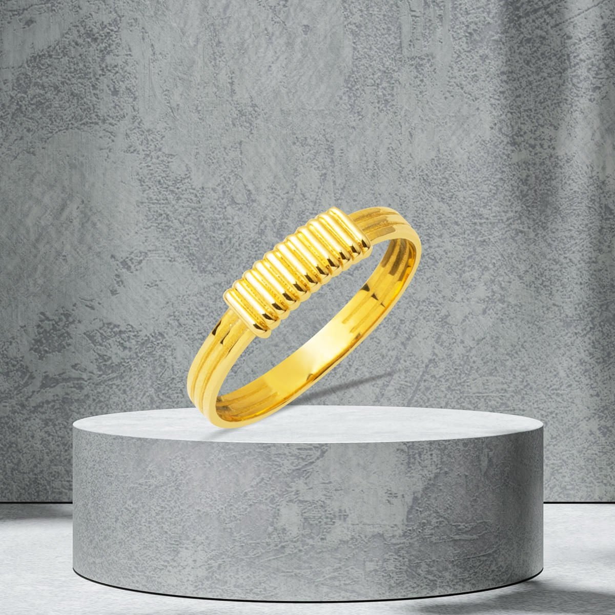 14K Yellow Gold Magne Minimalist Ring