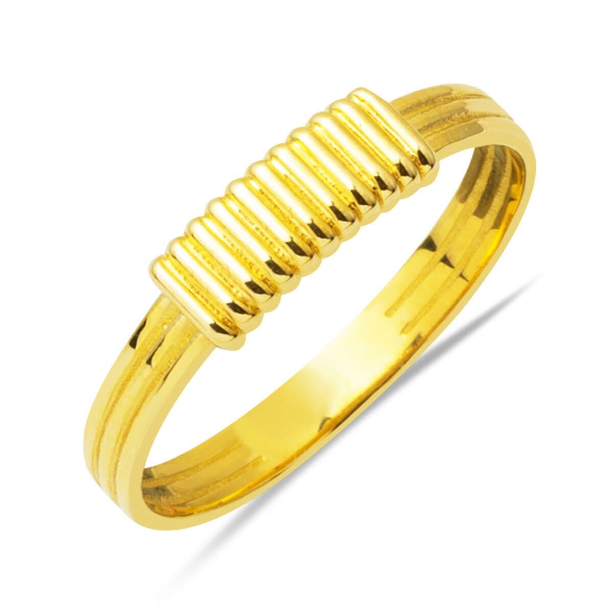 14K Yellow Gold Magne Minimalist Ring