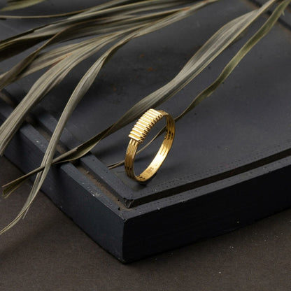14K Yellow Gold Magne Minimalist Ring