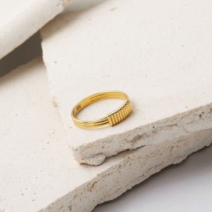 14K Yellow Gold Magne Minimalist Ring