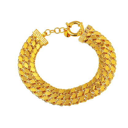 14K Yellow Gold Maras Chain Bracelet