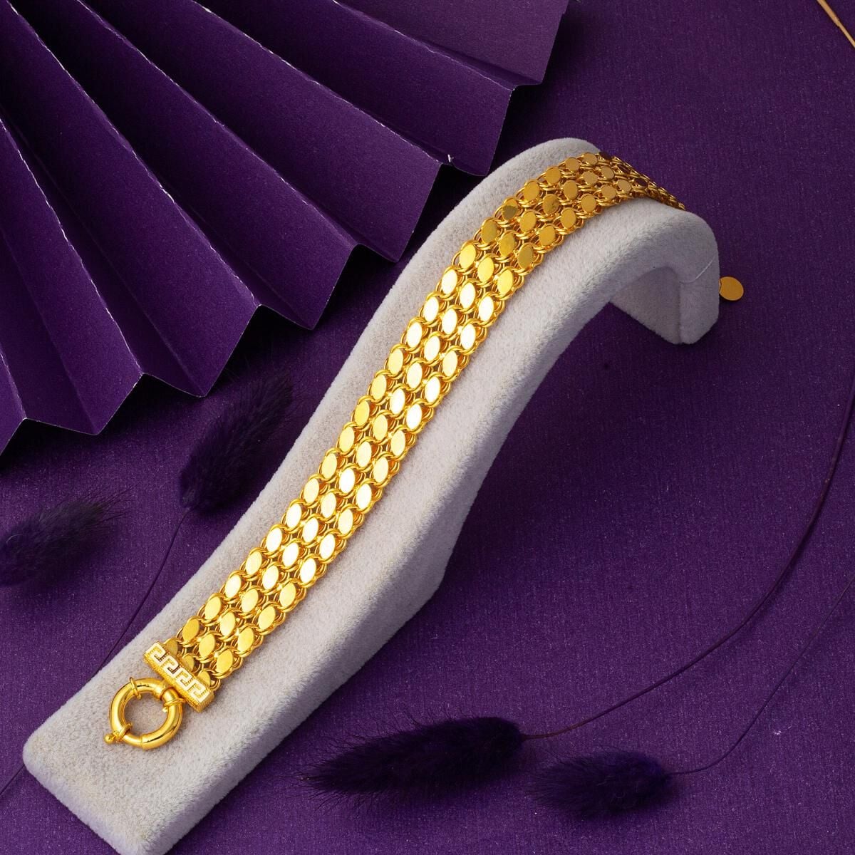 14K Yellow Gold Maras Chain Bracelet