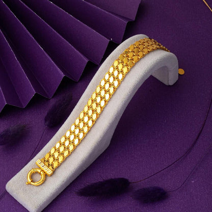 14K Yellow Gold Maras Chain Bracelet