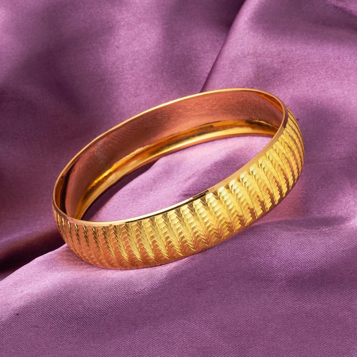 22K Yellow Gold Extra Wide Bangle (15 g)