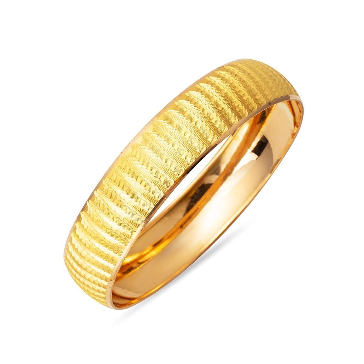 22K Yellow Gold Extra Wide Bangle (15 g)
