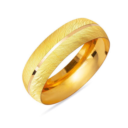 22K Yellow Gold Extra Wide Bangle (25 g)