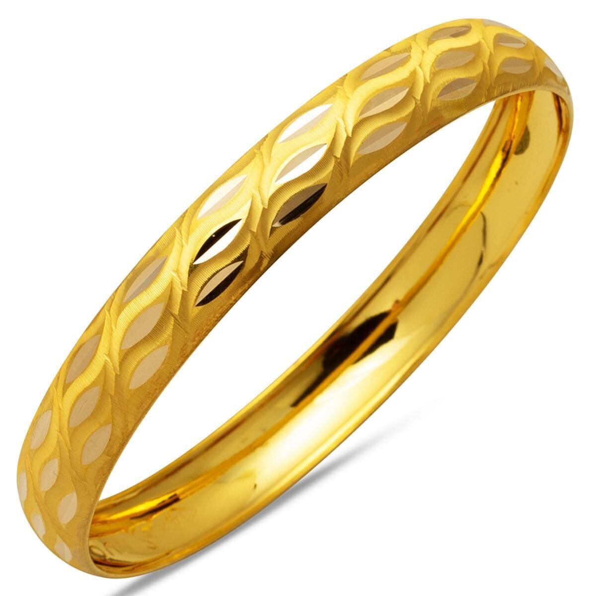 14K Yellow Gold Meltem Bangle