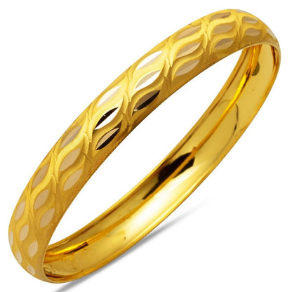 14K Yellow Gold Meltem Bangle
