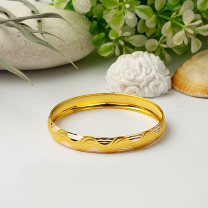 14K Yellow Gold Meltem Fashion Bangle
