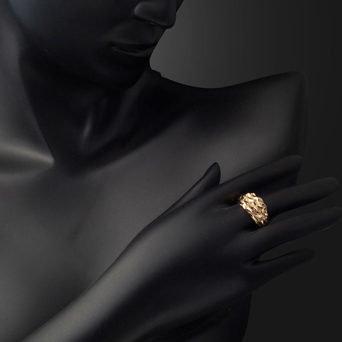 14K Yellow Gold Meltem Cubic Zirconia Ring (4.44 g)