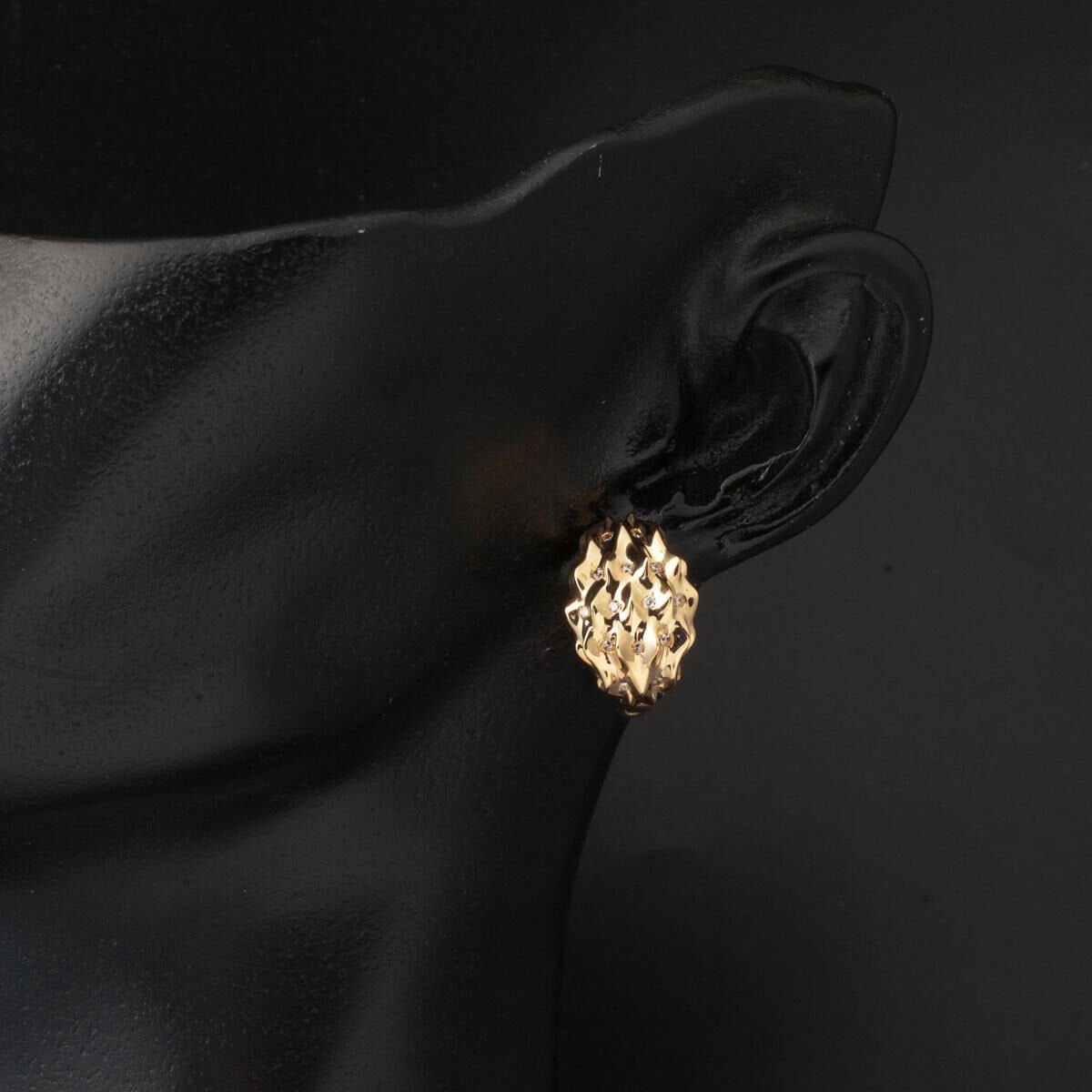 14K Yellow Gold Meltem 3-Piece Minimalist Cubic Zirconia Jewelry Set