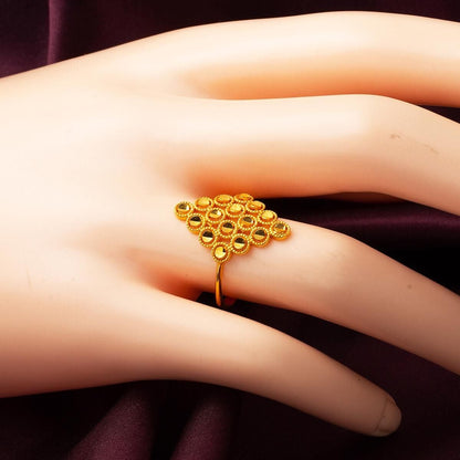22K Yellow Gold Meridian Ring