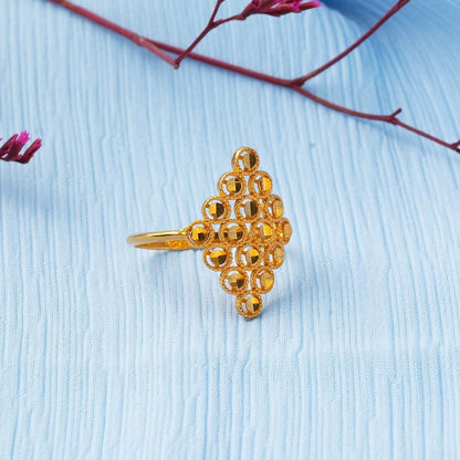 22K Yellow Gold Meridian Ring