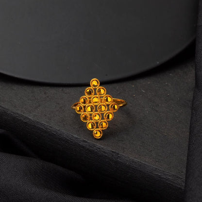 22K Yellow Gold Meridian Ring