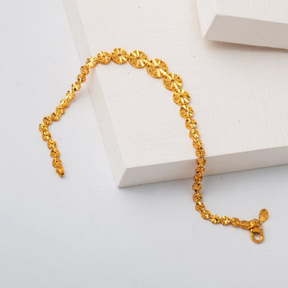 22K Yellow Gold Mila Sparkling Bracelet