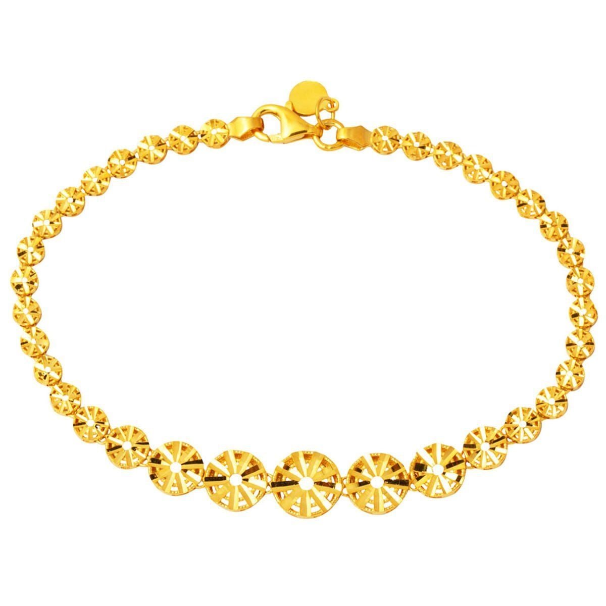 22K Yellow Gold Mila Sparkling Bracelet