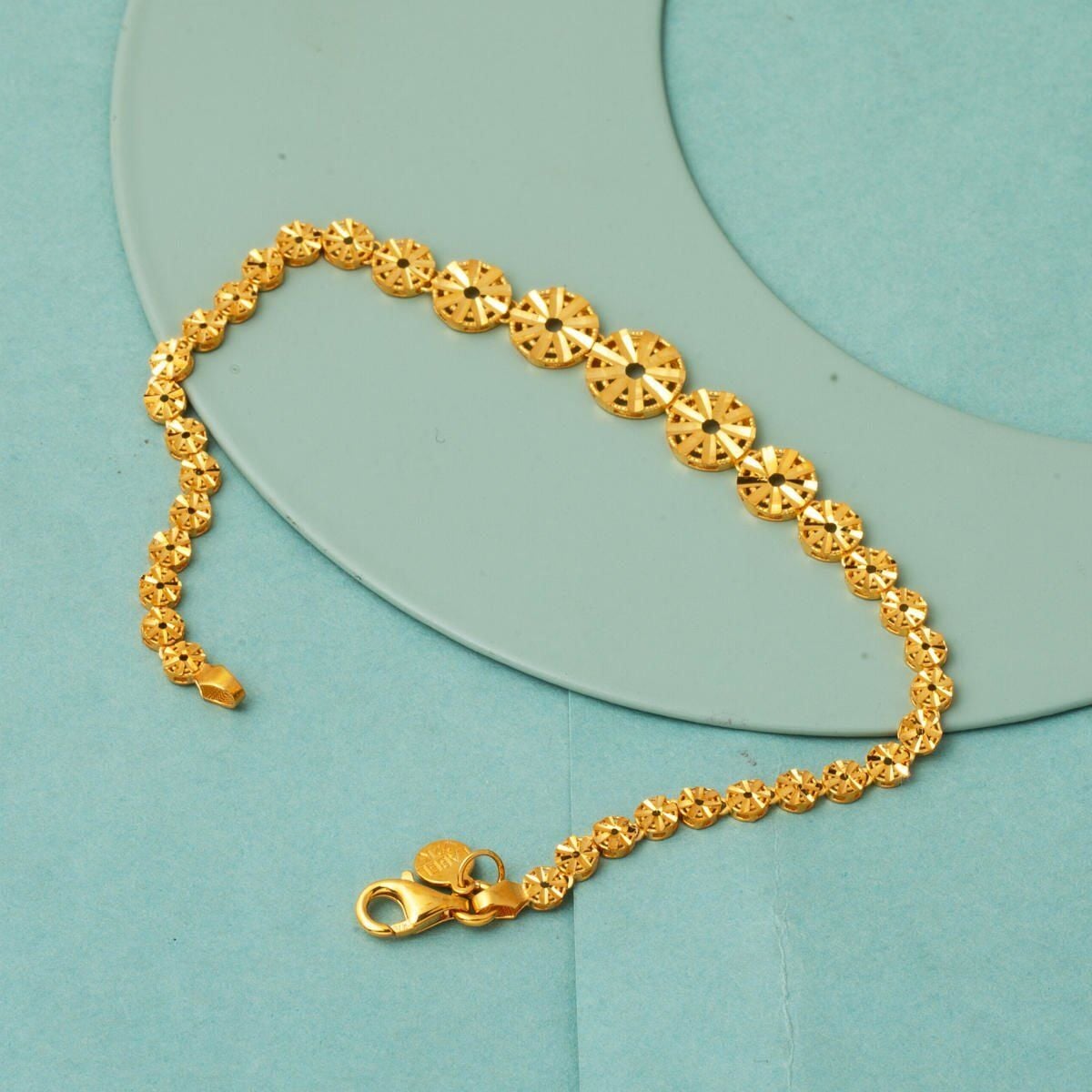 22K Yellow Gold Mila Sparkling Bracelet