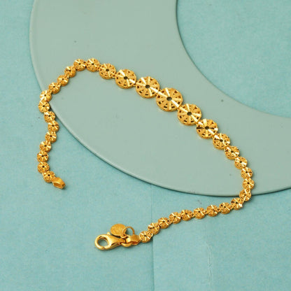 22K Yellow Gold Mila Sparkling Bracelet