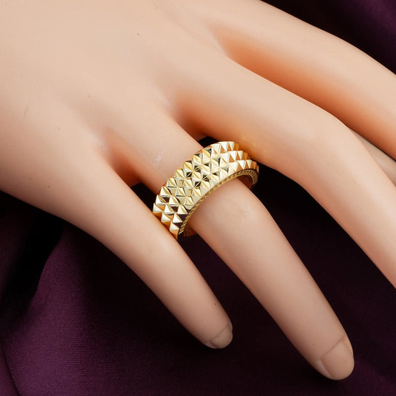 14K Yellow Gold Modern Design Ring (4 g)