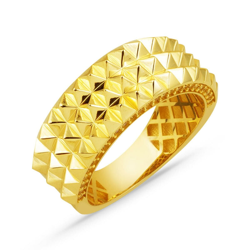 14K Yellow Gold Modern Design Ring (4 g)