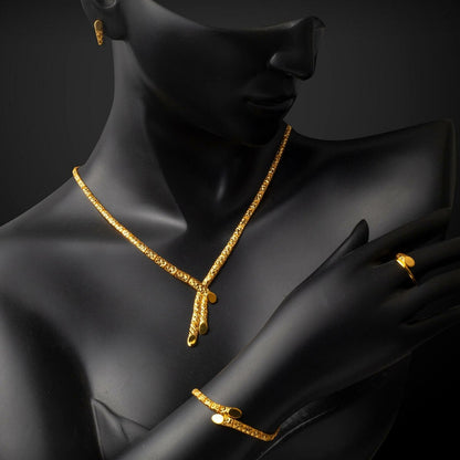 22K Yellow Gold Modern Set